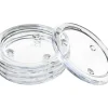 Outlet VBS Kerzen Glasuntersetzer, 5 Stück, Ø 10 cm