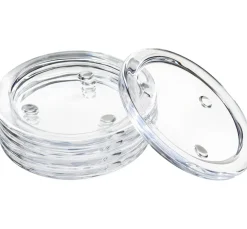 Outlet VBS Kerzen Glasuntersetzer, 5 Stück, Ø 10 cm