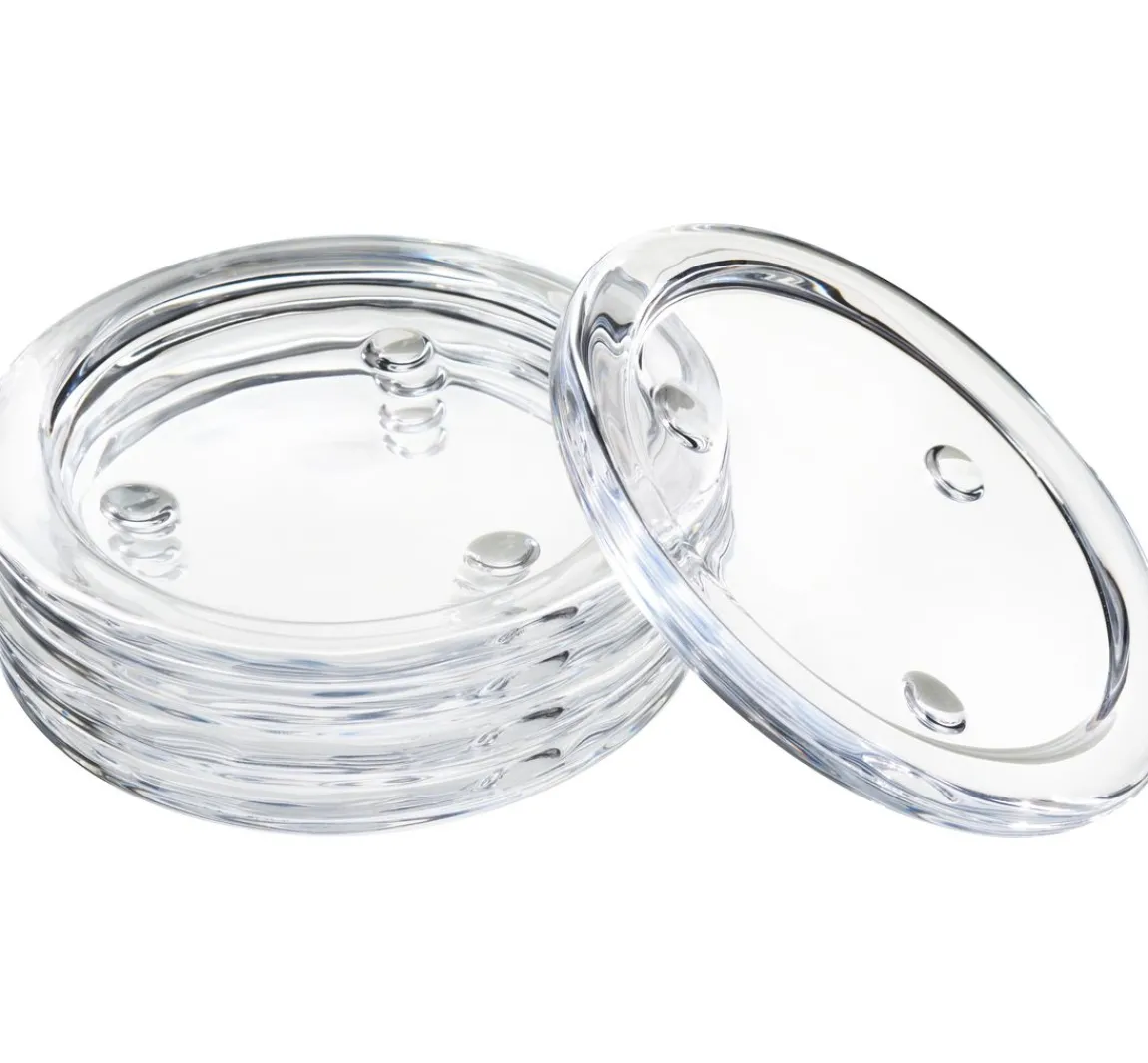 Outlet VBS Kerzen Glasuntersetzer, 5 Stück, Ø 10 cm