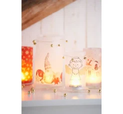 Outlet VBS Kerzen Glasuntersetzer, 5 Stück, Ø 10 cm