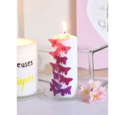 Outlet VBS Kerzen Glasuntersetzer, 5 Stück, Ø 10 cm