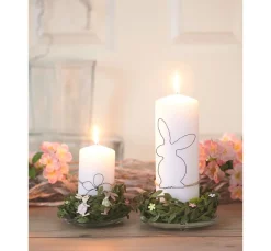Outlet VBS Kerzen Glasuntersetzer, 5 Stück, Ø 10 cm