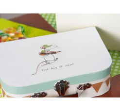 VBS Koffer, 2er-Set, aus cremefarbenem Karton