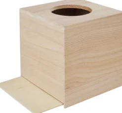Discount VBS Kosmetiktuchbox "Quadratisch", mit runder Öffnung