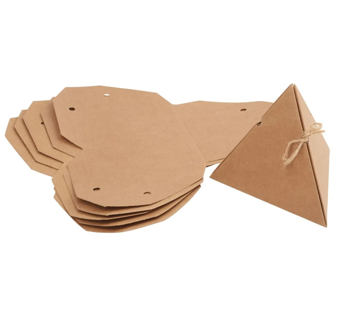 Outlet VBS Kraftkarton Geschenkbox "Pyramide"