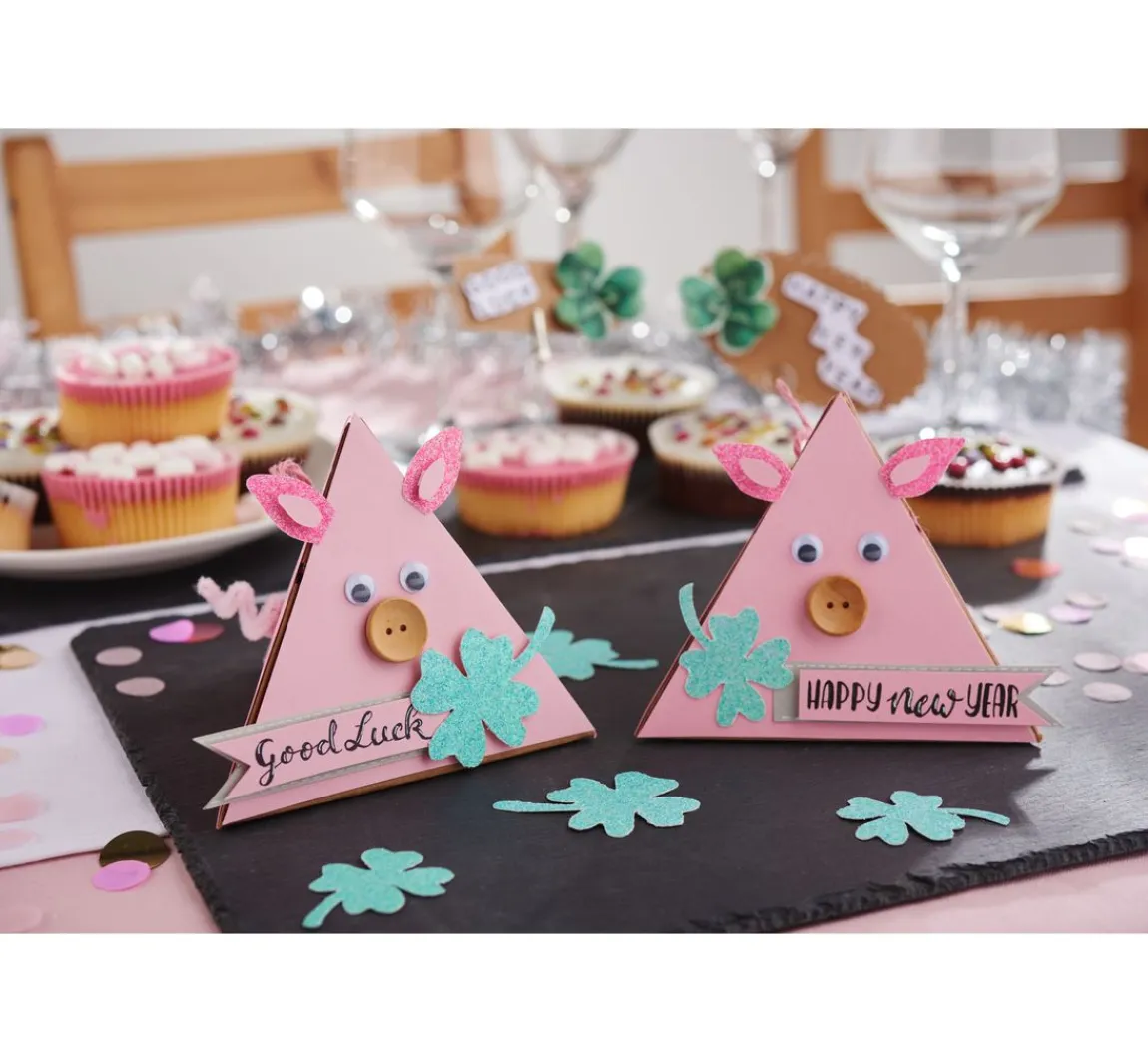 Outlet VBS Kraftkarton Geschenkbox "Pyramide"