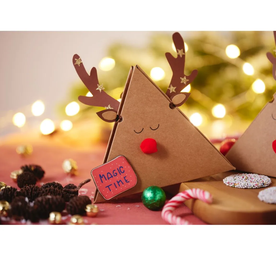 Outlet VBS Kraftkarton Geschenkbox "Pyramide"