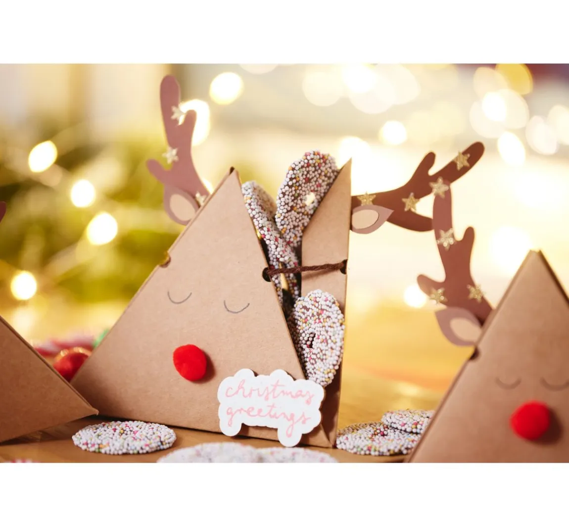 Outlet VBS Kraftkarton Geschenkbox "Pyramide"