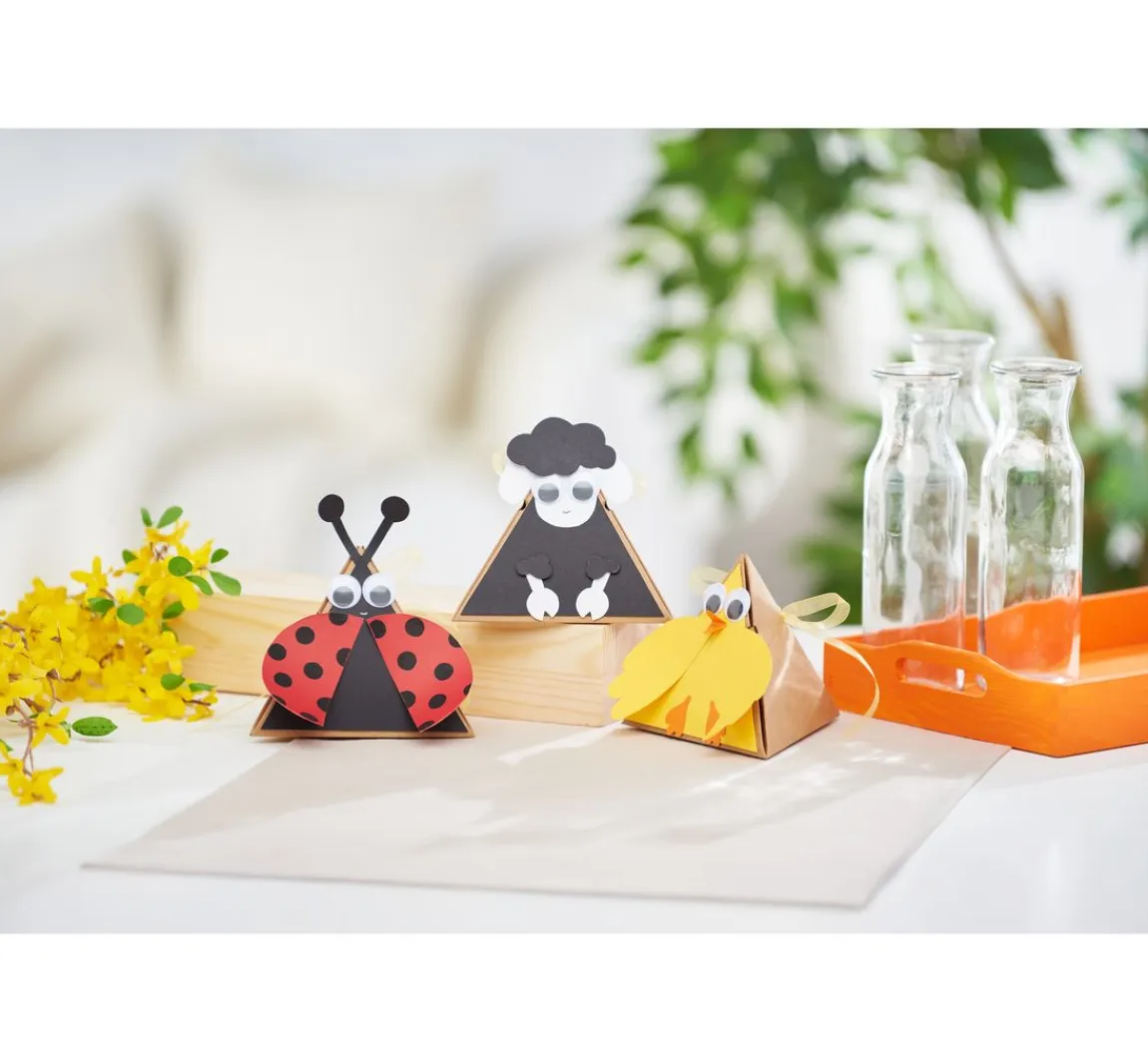 Outlet VBS Kraftkarton Geschenkbox "Pyramide"
