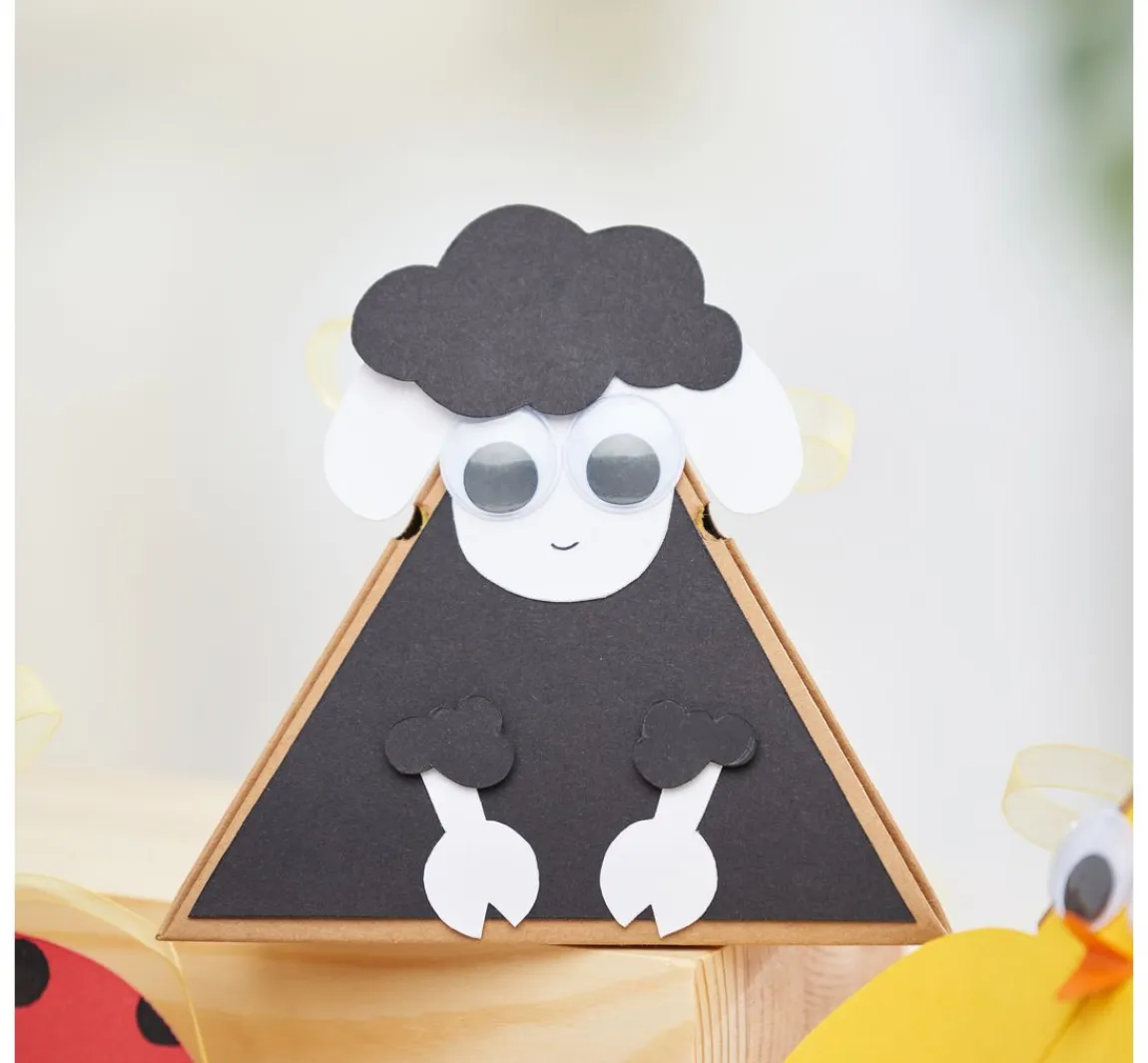 Outlet VBS Kraftkarton Geschenkbox "Pyramide"