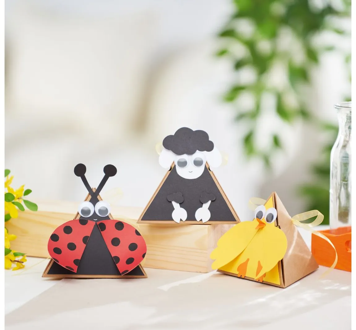 Outlet VBS Kraftkarton Geschenkbox "Pyramide"