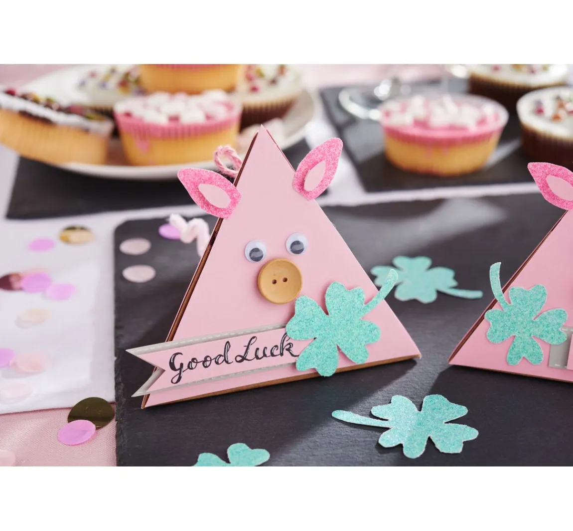 Outlet VBS Kraftkarton Geschenkbox "Pyramide"