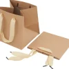 VBS Kraftpapiertüte quadratisch, 2 Stück