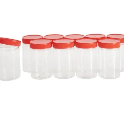 Clearance VBS XXL VBS Kunststoffboxen mit Schraubdeckel, 200 ml, 10 Stück