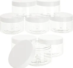Clearance VBS Kunststoff-Glas mit Schraubdeckel, Ø 9 cm