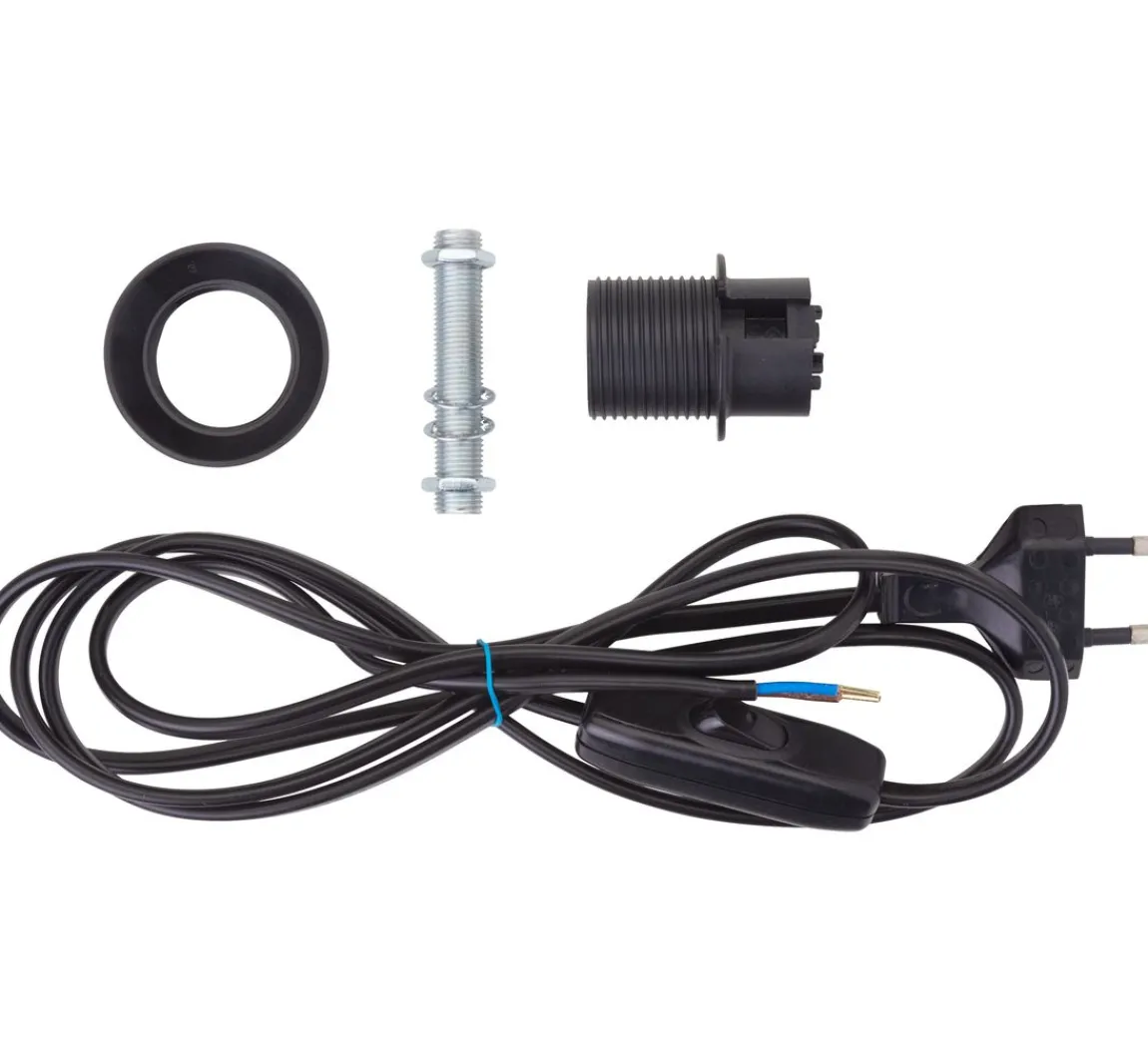Sale VBS Lampenanschlusskabel-Set E14, schwarz