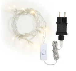 Outlet VBS LED-Lichterkette mit Schalter, Kreisschaltung, 10 LEDs