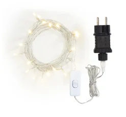 Best VBS LED-Lichterkette mit Schalter, 20 LEDs