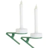 Outlet VBS LED-Tannenbaumkerze mit Clip, 2 Stück