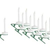 Hot VBS LED-Tannenbaumkerze mit Clip, 10 Stück