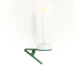 Hot VBS LED-Tannenbaumkerze mit Clip, 10 Stück