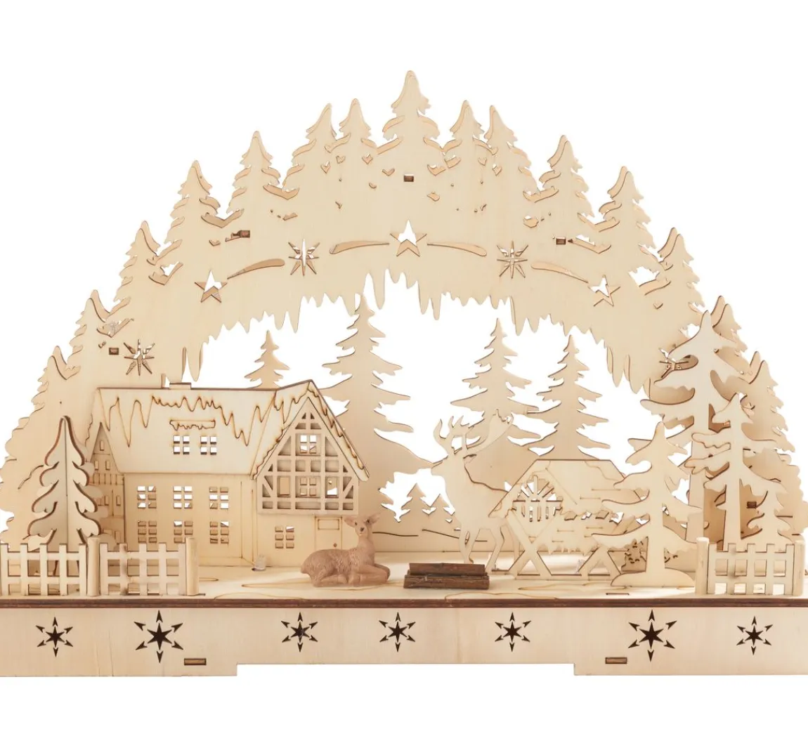 Outlet VBS Lichterbogen "Rehe am Waldesrand"