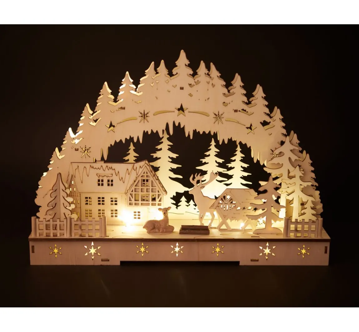 Outlet VBS Lichterbogen "Rehe am Waldesrand"