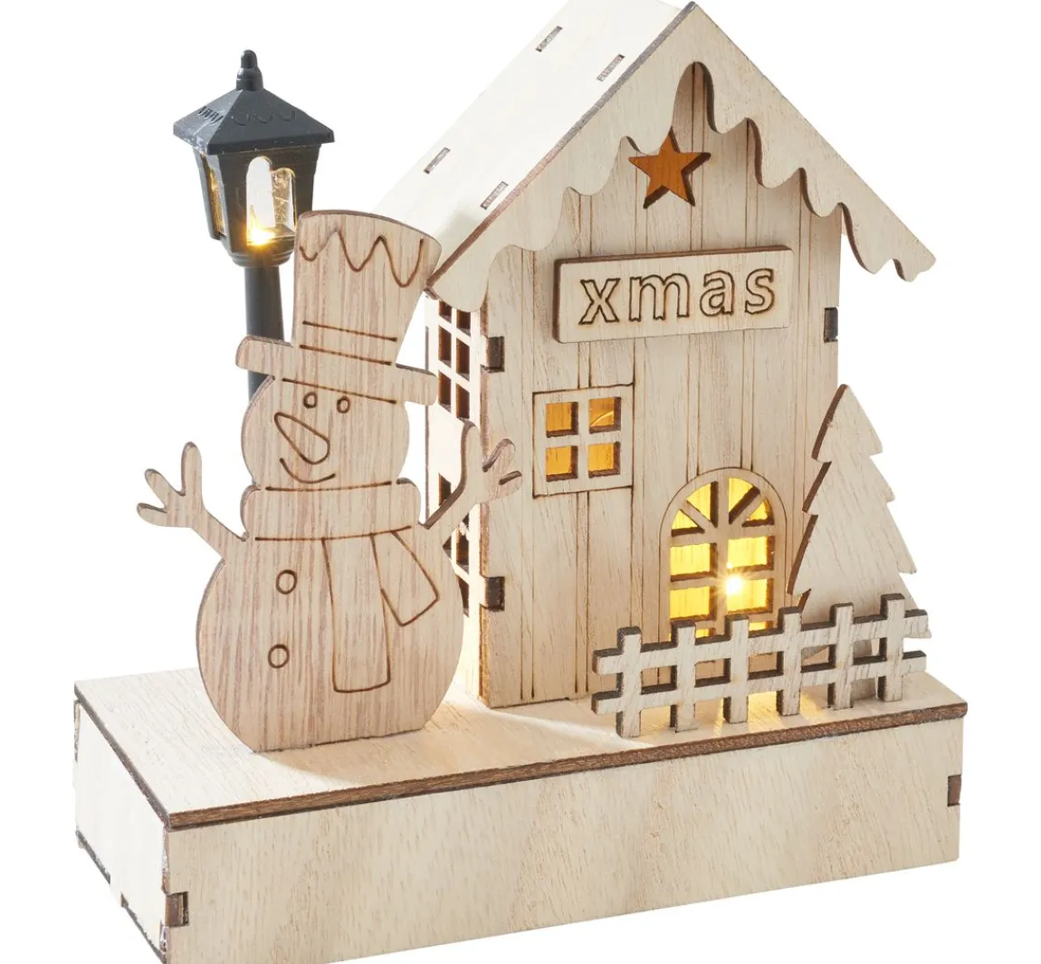 New VBS Lichterhaus "Schneemann mit Laterne", inkl LED
