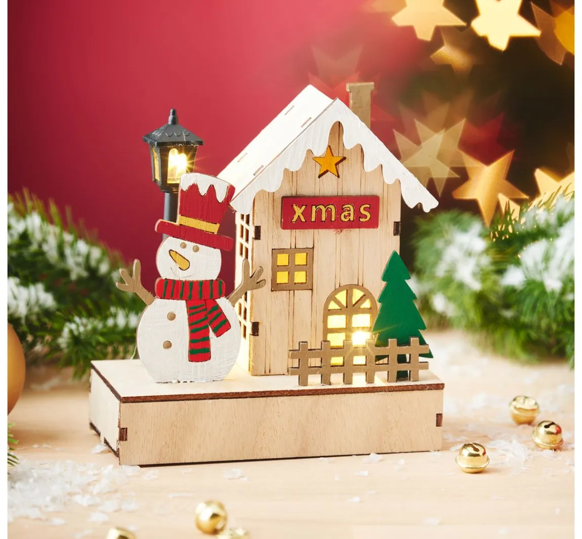 New VBS Lichterhaus "Schneemann mit Laterne", inkl LED