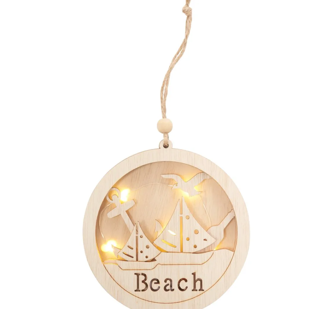Best VBS Maritimer Anhänger "Segelboote Beach"