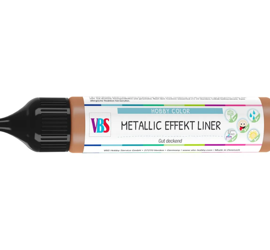 Sale VBS Metallic Effekt Liner, 28 ml