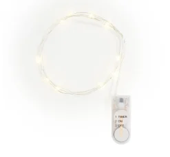 Outlet VBS Micro-LED-Lichterkette, mit Timer, 10 LEDs