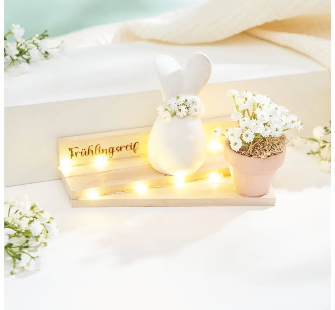 Outlet VBS Micro-LED-Lichterkette, mit Timer, 10 LEDs