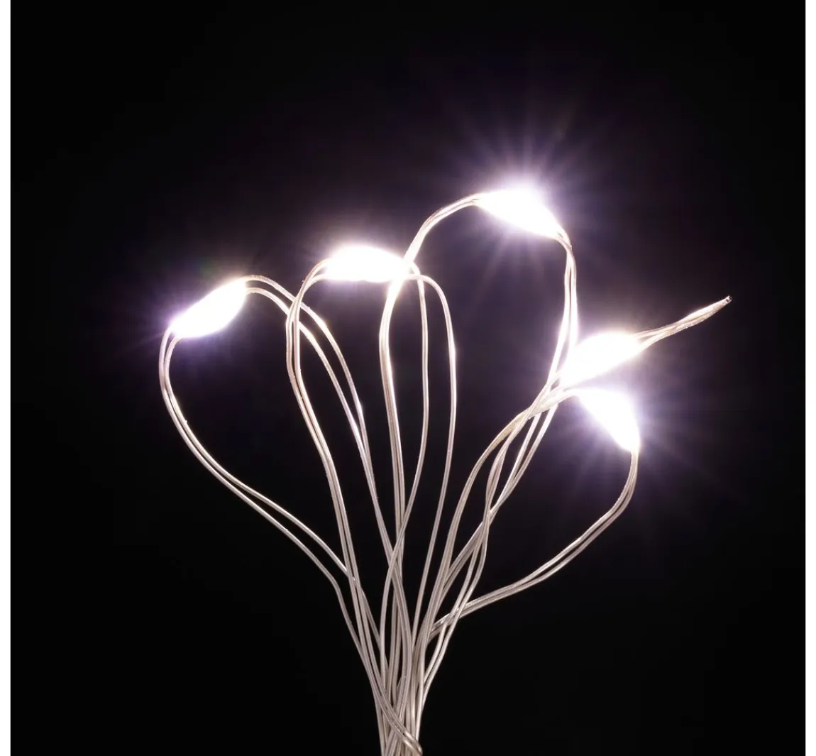 Outlet VBS Micro-LED-Lichterkette, mit Timer, 10 LEDs