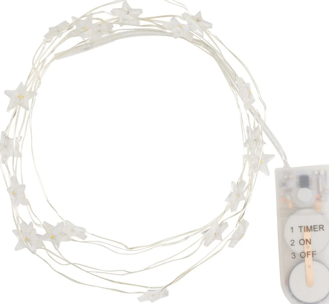 Best VBS Micro-LED-Lichterkette "Stern", mit Timer