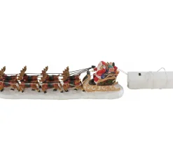 Hot VBS Miniatur Santaschlitten mit 8 Rentieren