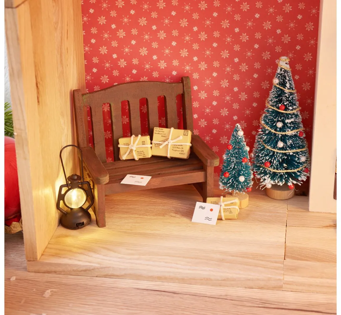 Clearance VBS Miniatur Tannenbaum, 16er-Set, beschneit