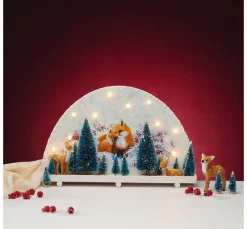 Clearance VBS Miniatur Tannenbaum, 16er-Set, beschneit