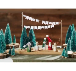 Clearance VBS Miniatur Tannenbaum, 16er-Set, beschneit