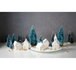 Clearance VBS Miniatur Tannenbaum, 16er-Set, beschneit