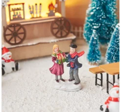 Clearance VBS Miniatur Tannenbaum, 16er-Set, beschneit
