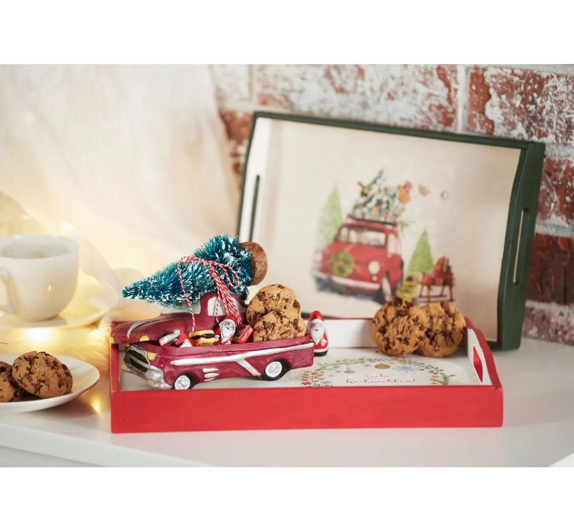 Clearance VBS Miniatur Tannenbaum, 16er-Set, beschneit