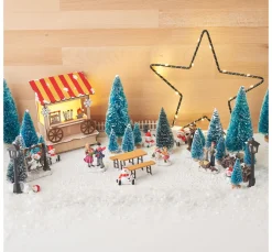 Clearance VBS Miniatur Tannenbaum, 16er-Set, beschneit