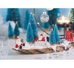 Clearance VBS Miniatur Tannenbaum, 16er-Set, beschneit