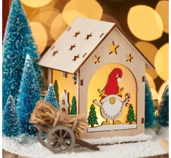 Clearance VBS Miniatur Tannenbaum, 16er-Set, beschneit