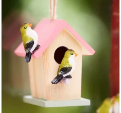 Online VBS Miniatur Vogelhaus mit Aufhänger