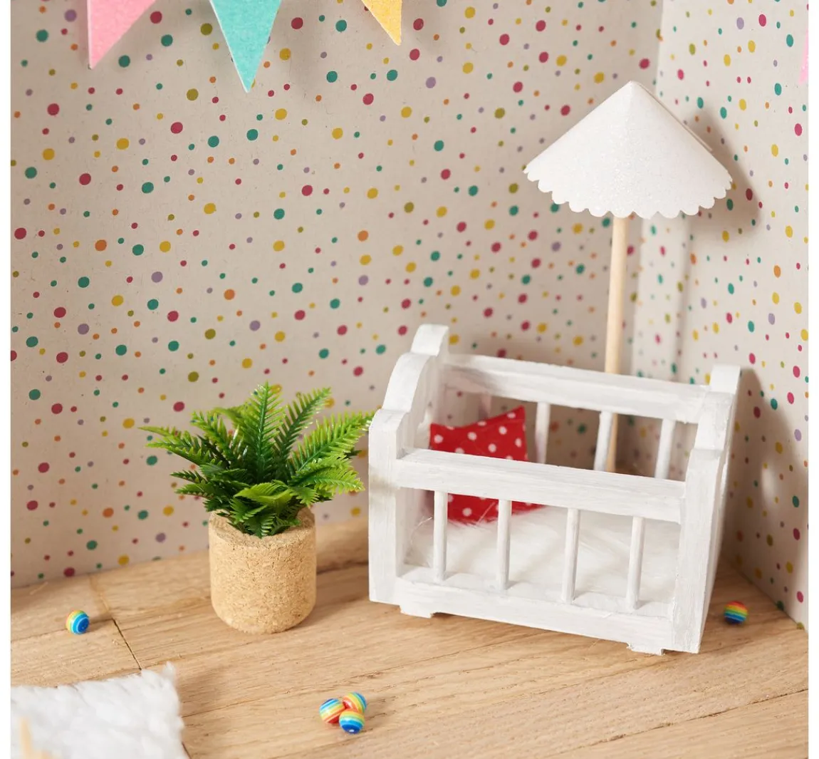 Online VBS Miniatur Wiege "Sally"