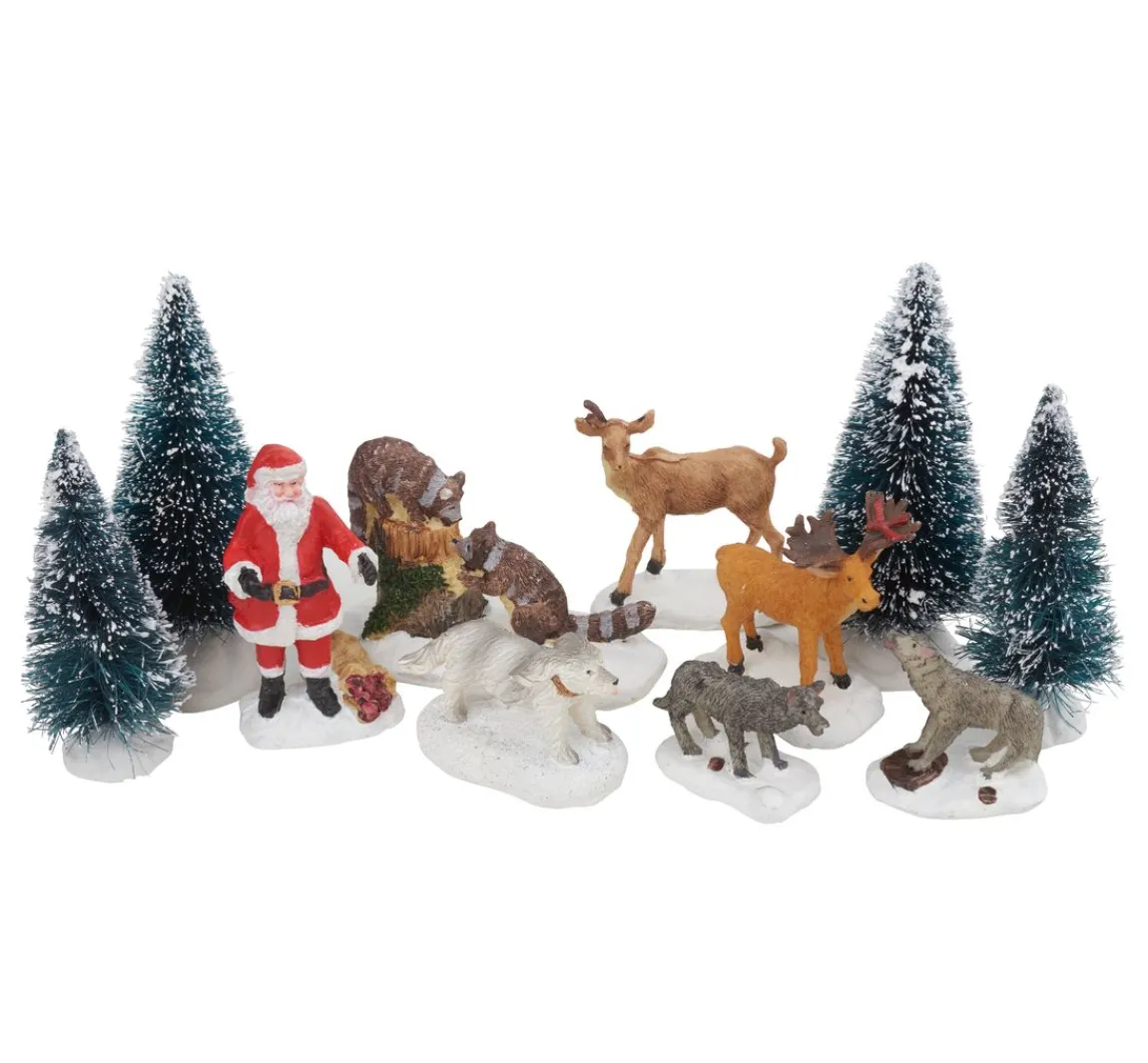 Clearance VBS Miniaturen-Set "Weihnachten im Wald"