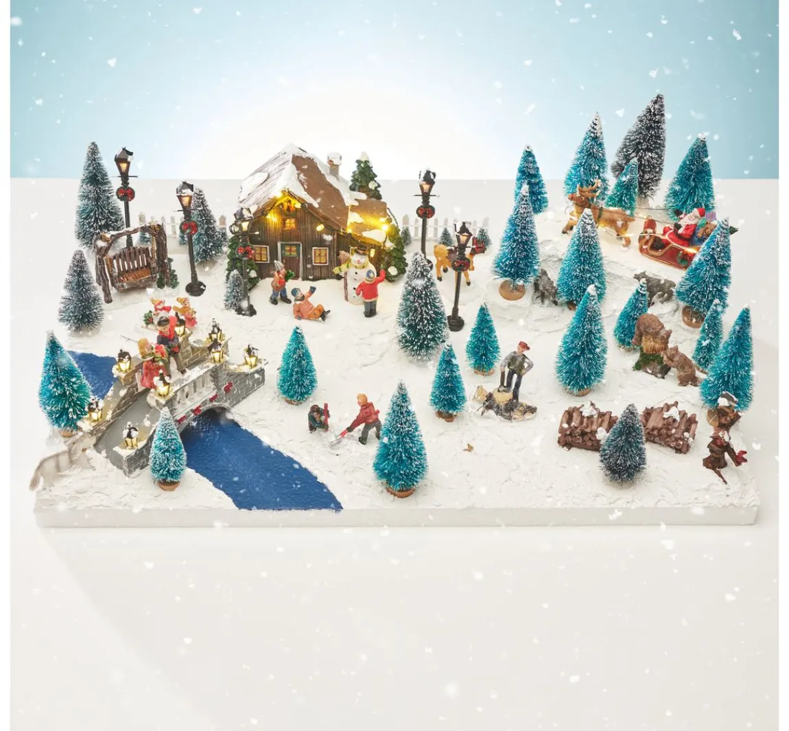 Clearance VBS Miniaturen-Set "Weihnachten im Wald"