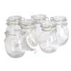 Discount VBS Mini-Bügelglas, bauchig, 6 Stück